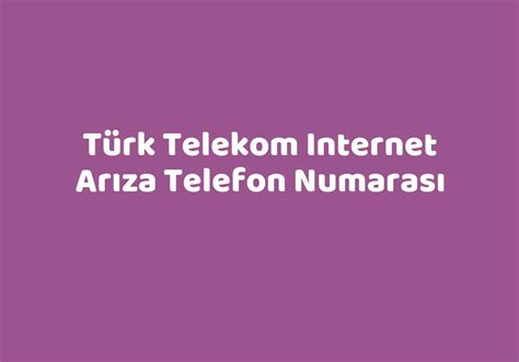 türk telekom arıza numarası eskişehir